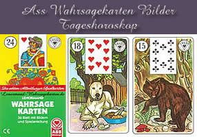 Ass Lenormandkarten Bilder Tageskarten und Tageshoroskop kostenlos