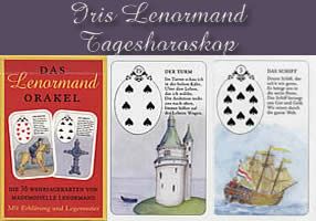 Iris Lenormandkarten Tageskarten und Tageshoroskop kostenlos