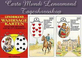 Carta Mundi Lenormandkarten Tageskarten und Tageshoroskop kostenlos