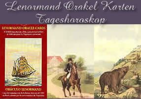 Lenormand Orakel Karten Tageskarten und Tageshoroskop kostenlos