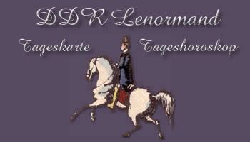DDR Lenormand Tageskarten und Tageshoroskop kostenlos
